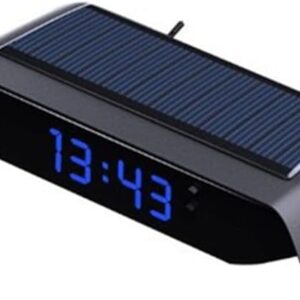 (8) Luminous Car Clock,Asudaro Car Thermometer Digital LCD Display Multifunctional Car Digital Thermometer Clock with Date Time Temperature