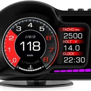 (42) Gauge Odometer F15 HUD OBD2 Display On-board Computer