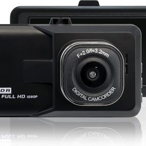 (23) Streetwize SWREC8 Car DVR Full HD Dash Cam Camera 3.2" Screen Parking Sensor