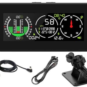 (1) MR CARTOOL M60 Car Inclinometer Digital GPS HUD Automotive Heads Up Display